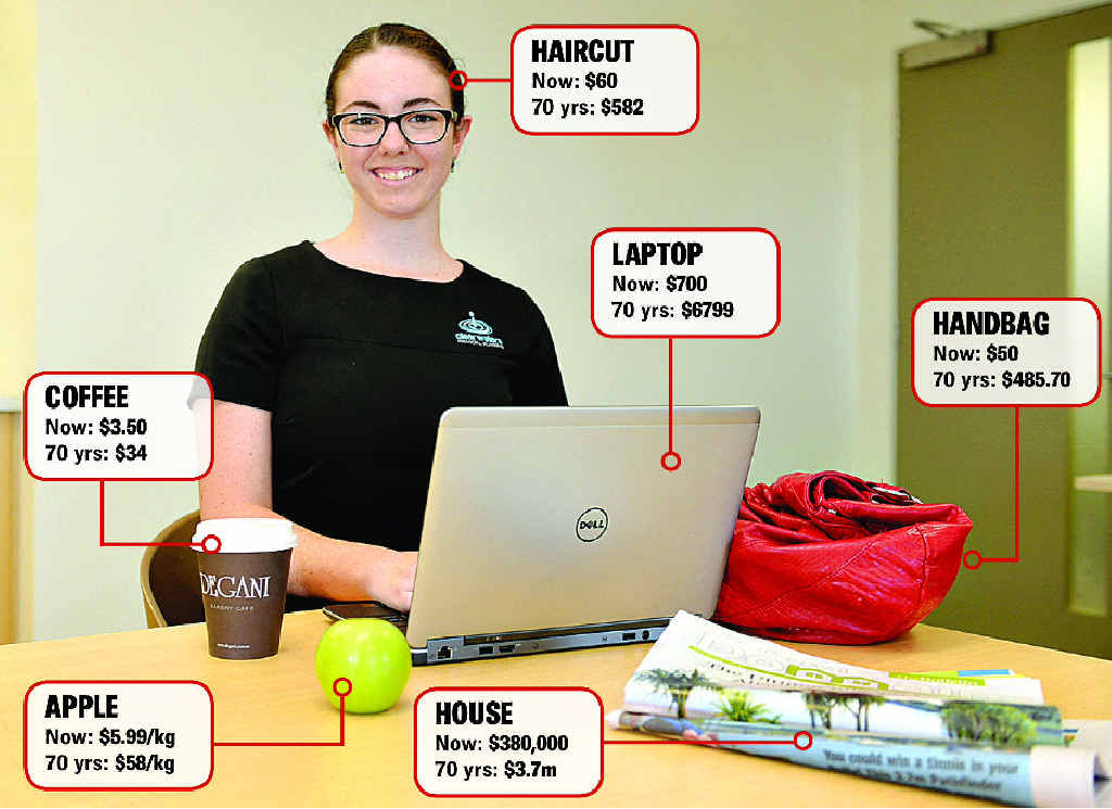 STATISTICS: Rockhampton’s Tori Keating has an eye for constantly rising inflation figures. STATISTICS: Rockhampton’s Tori Keating has an eye for constantly rising inflation figures.